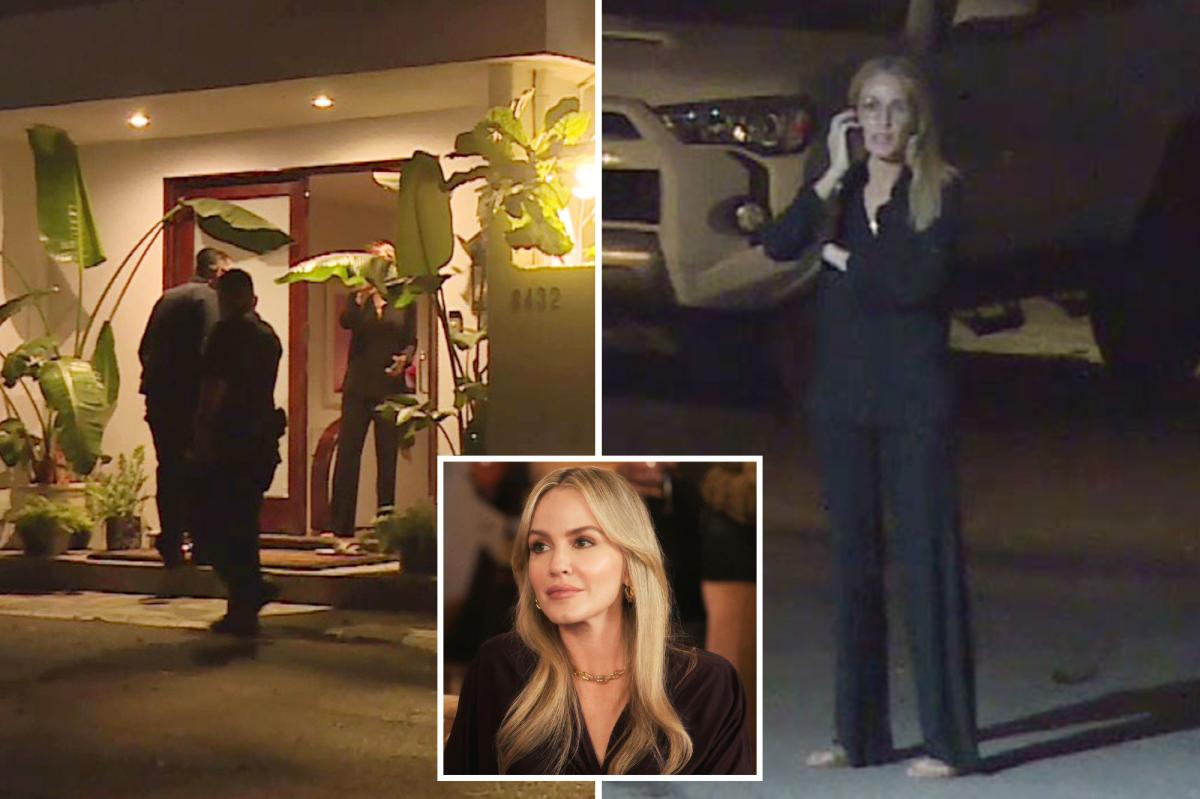 Hollywood star Monet Mazur confronts three masked burglars at Hollywood Hills mansion
