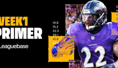 Fantasy Football Primer: Start/Sit Lineup Advice: Week 1 (2026)