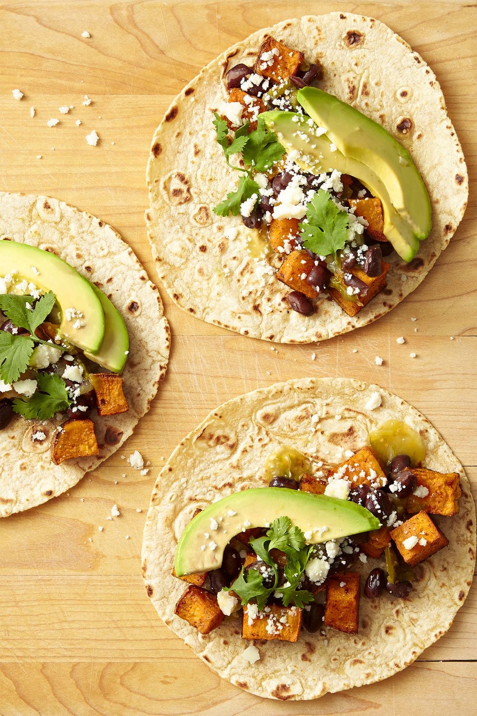 Sweet Potato, Avocado and Black Bean Tacos sweet potato, avocado and black bean tacos