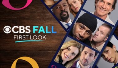 Breaking News - CBS Announces "CBS Fall First Look" Special and Unveils Premiere Episode Storylines for the New Television Season