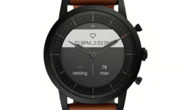 fossil FTW7007 Collider Hybrid HR Smart Watch features