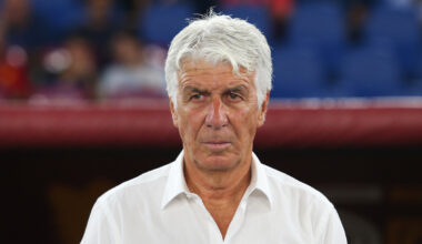 ROME, ITALY - SEPTEMBER 05: Gian Piero Gasperini, Manager of Roma, looks on before the Serie A match between AS Roma and Atalanta BC at Stadio Olimpico on September 05, 2026 in Rome, Italy. (Photo by Paolo Bruno/Getty Images)