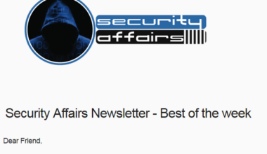 Security Affairs newsletter Round 593 by Pierluigi Paganini – INTERNATIONAL EDITION