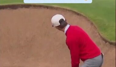 Russell Hits the Pin From the Bunker! - YouTube