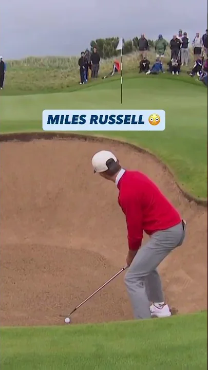 Russell Hits the Pin From the Bunker! - YouTube