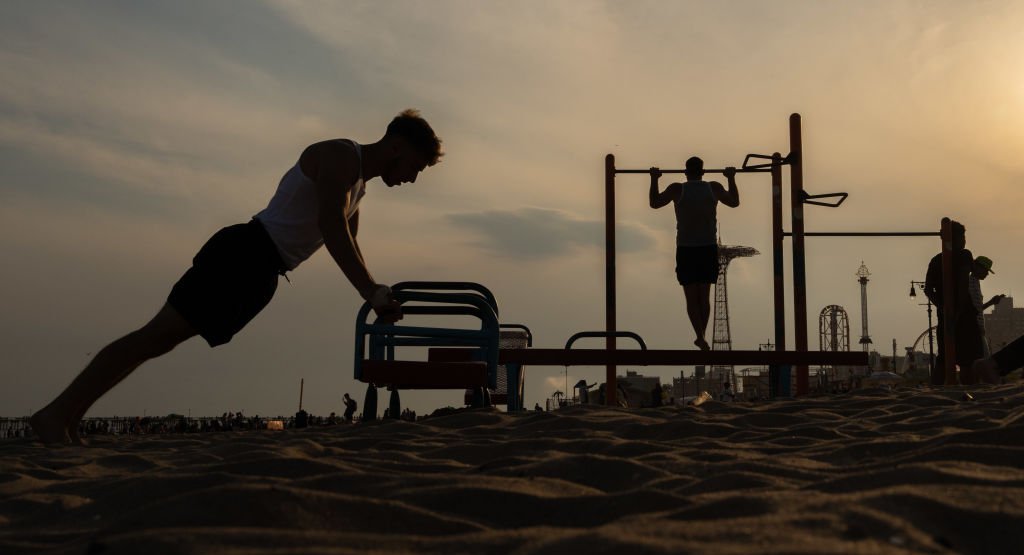 Can NYC's free, plein air calisthenics gyms solve my midlife crisis?