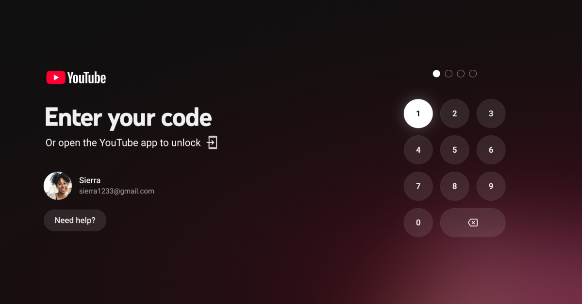 YouTube now lets you lock your account on the TV app with a PIN.