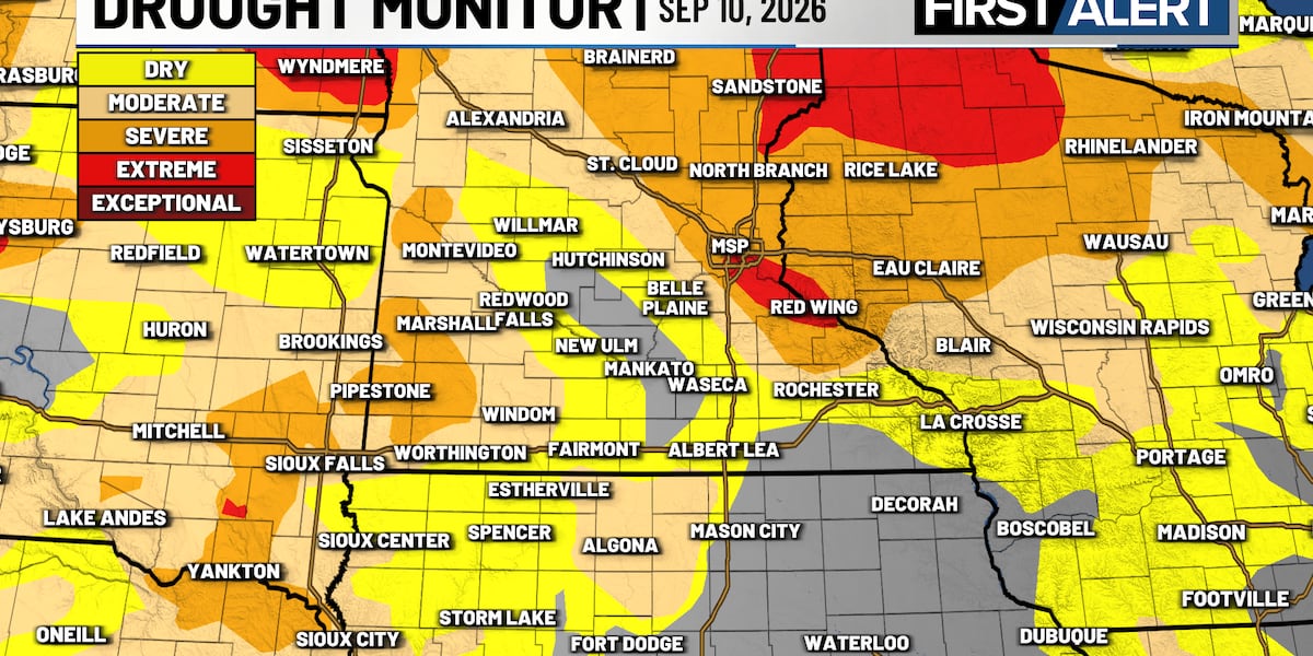 Latest U.S. Drought Monitor shows improvement