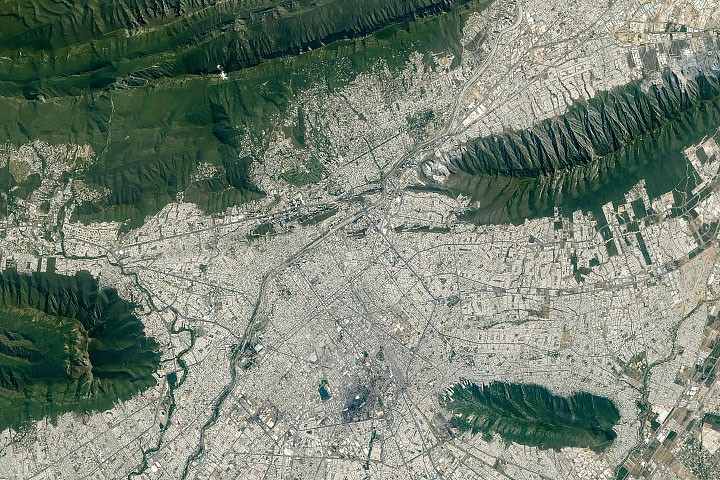 Monterrey Amid Mountains - NASA Science