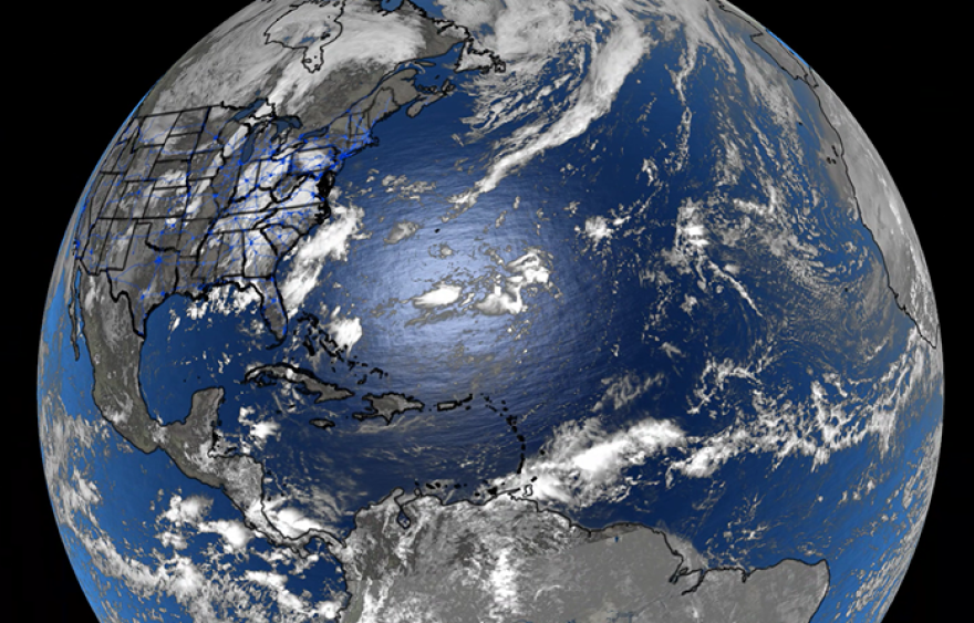 Satellite photo across the Atlantic basin on Sept. 13, 2026.