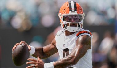 Deshaun Watson throws interception five snaps into 2026 season as Browns get off to rough start