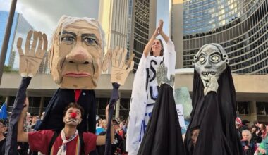 Over 1,000 protesters demonstrate against Carney's investment summit in Toronto