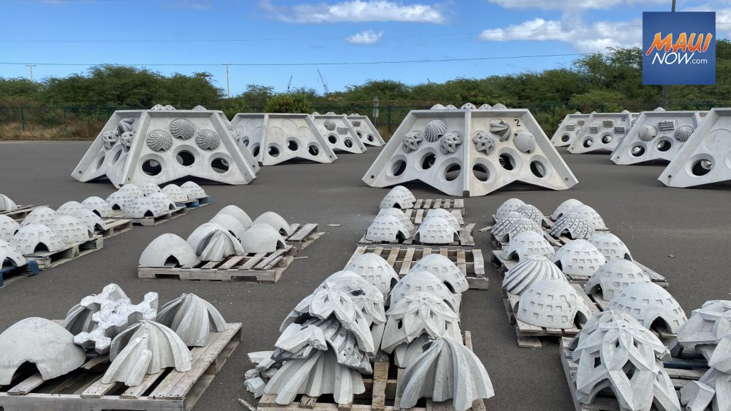 First large-scale hybrid reef deployment launched at Kalaeloa to combat erosion and rising seas : Maui Now