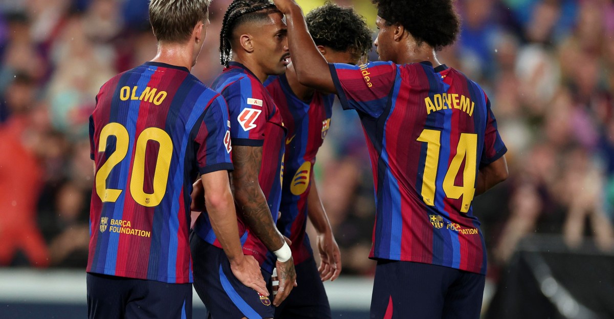No striker, no problem: Barcelona have scored five or more goals in five out of seven games so far this season