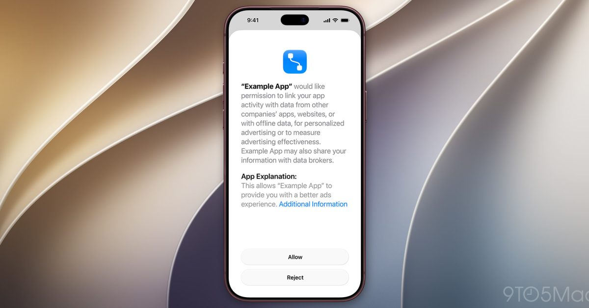 iOS 27.2 lets developers use an alternative App Tracking Transparency prompt in the EU