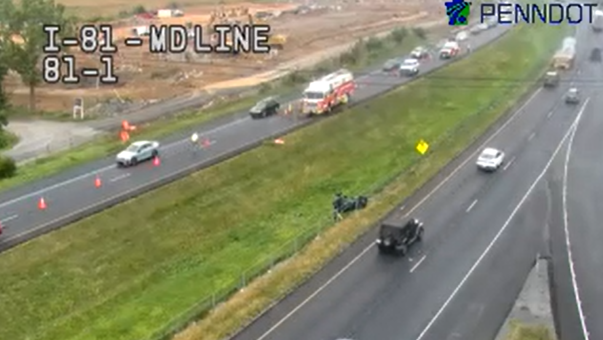 Franklin County, Pa. motorcycle crash injures 1, causes delays