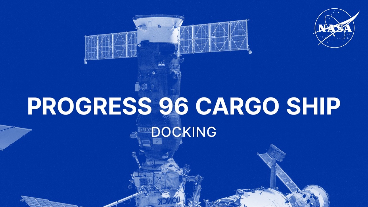 Progress 96 Cargo Ship Docking - YouTube