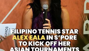 Alex Eala, Philippines' tennis trailblazer, in Singapore to start WTA Tour's Asian swing - youtube.com