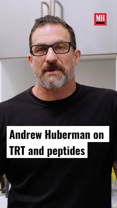 Andrew Huberman's honest thoughts on TRT and peptides #menshealth - YouTube