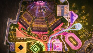 shakira builds her own town in madrid with BIG-designed park