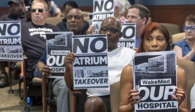 Wake County commissioners oppose WakeMed-Atrium merger