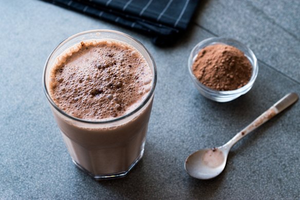Add whey powder to your smoothie for a protein hit.