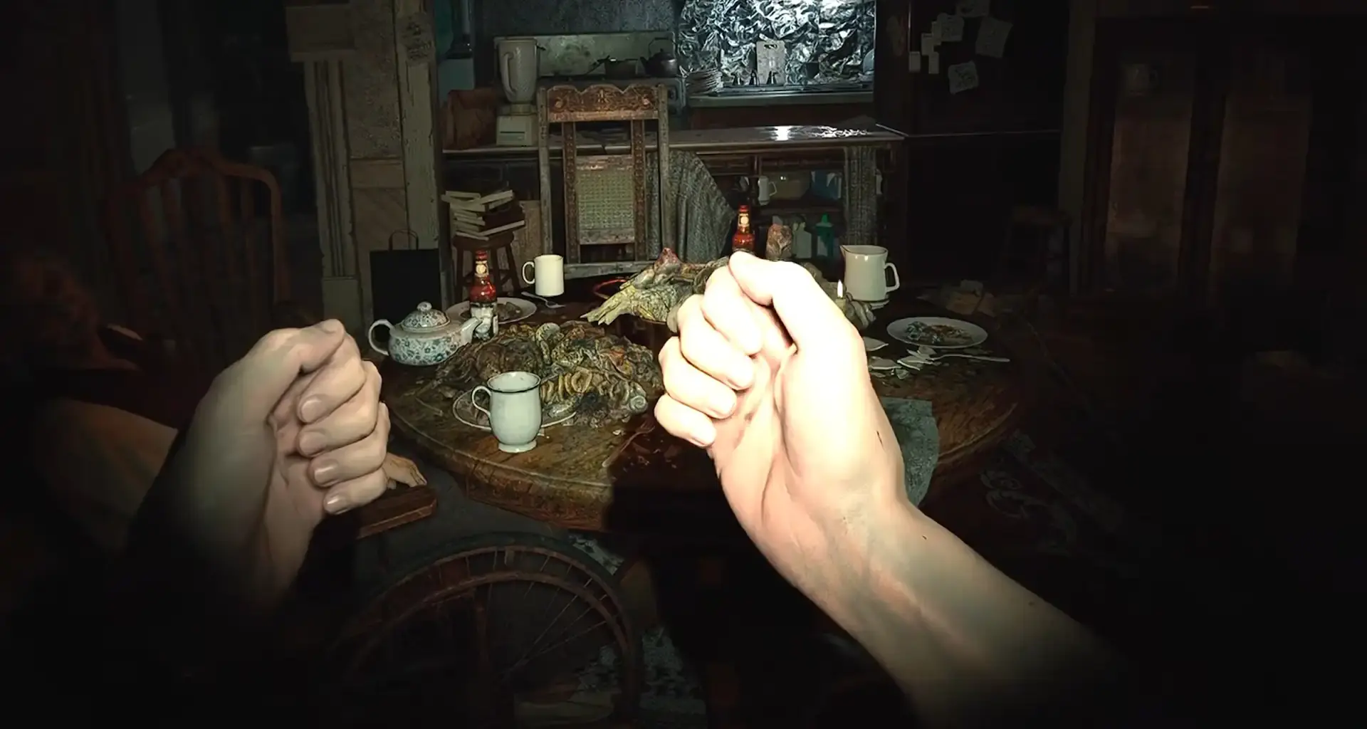 Resident Evil 7 gets a full VR mode with physical weapons and hands.
