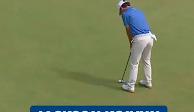 Jackson Koivun Is Settling In at the Presidents Cup 🔥 - YouTube