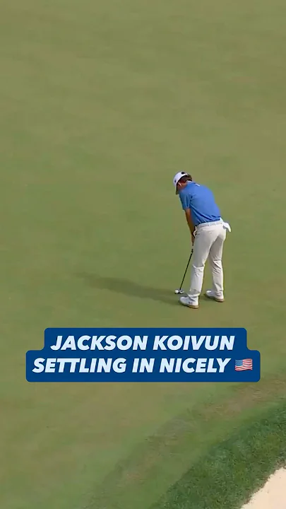 Jackson Koivun Is Settling In at the Presidents Cup 🔥 - YouTube