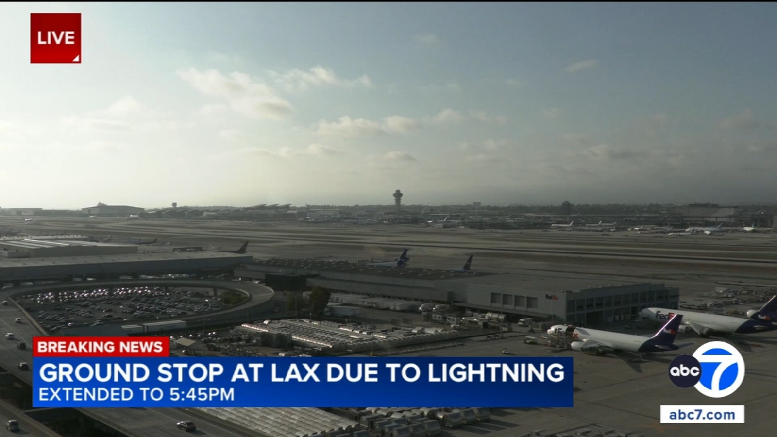LAX flights grounded: FAA issues temporary ground stop at Los Angeles International Airport due to thunderstorms