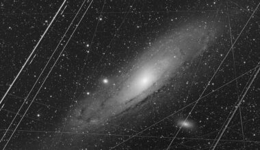 APOD: 2026 September 27 – Andromeda Before and After Photoshop