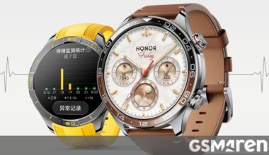 The Honor Watch 6 Pro has a 1.5" dual-layer OLED display, HRV and CGM tracking