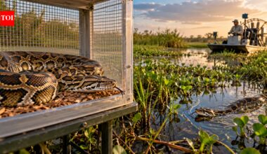 Scientists test captive female Burmese pythons as lures in Florida’s Everglades, but the experiment fails to increase wild python detections |