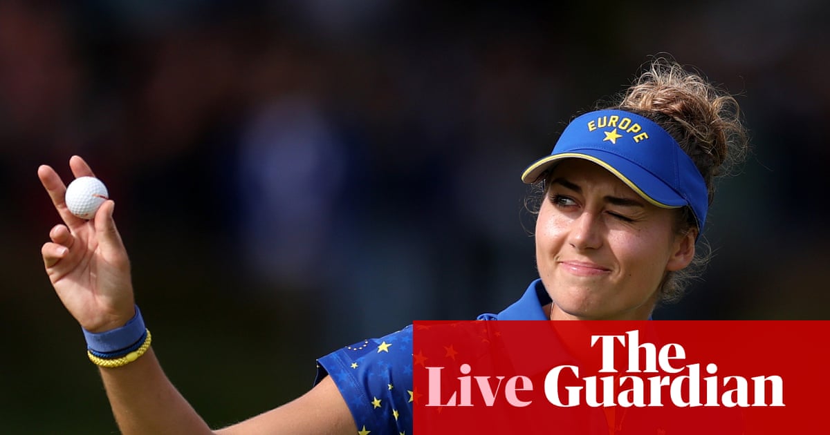 Solheim Cup golf 2026: final day – Europe dominating decisive singles against USA | Solheim Cup