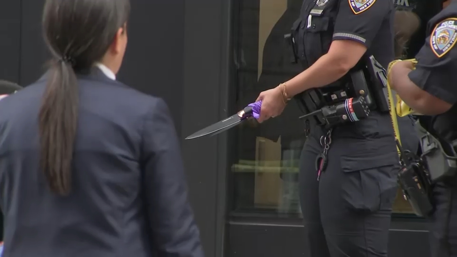 Times Square stabbing: Woman killed in random attack, NYPD fatally shoots suspect Pamela Cisneros