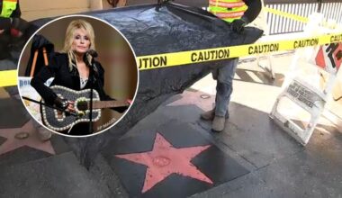 Dolly Parton's Walk of Fame star vandalized; repairs underway
