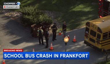Frankfort bus crash news today: Pedestrian, school bus crash impacts traffic on Aberdeen Road near Harlem Avenue, police say