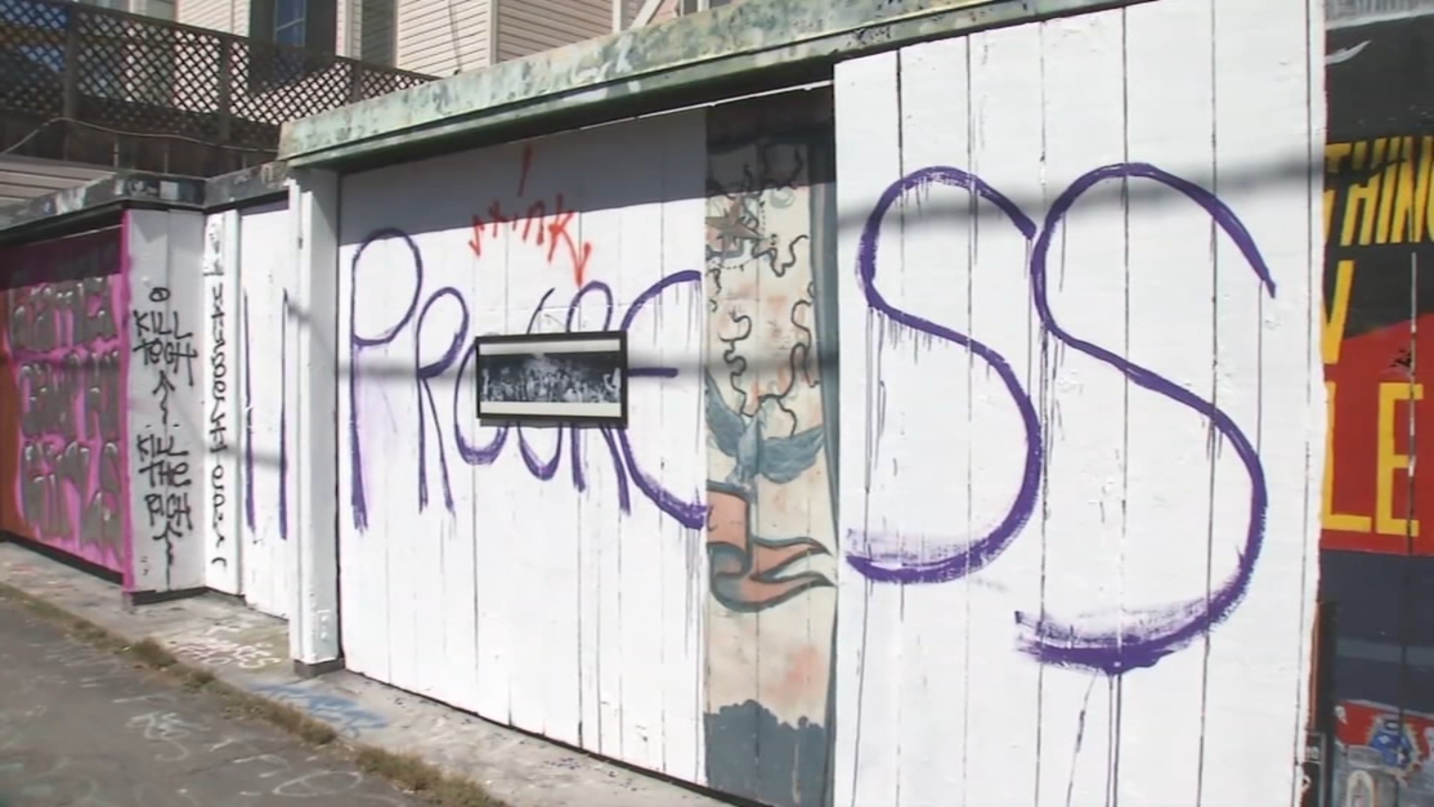 San Francisco murals in Mission District's Clarion Alley painted over after owner calls it 'graffiti'