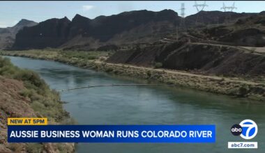 Australian woman completes monthlong run along entire length of Colorado River to raise awareness on water crisis