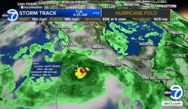 Hurricane Polo could bring rip currents, large swells to Southern California coast next week