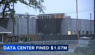 New Jersey's largest data center fined $1.07 million for air pollution violations in Vineland, Cumberland County
