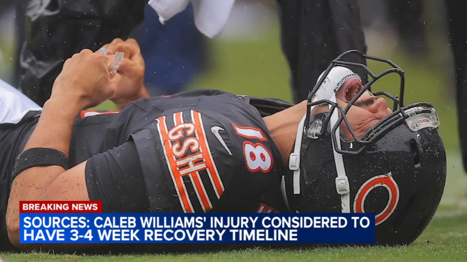 Latest news on Caleb Williams: Grade 2 hamstring injury could sideline Chicago Bears quarterback for 3-4 weeks for recovery time