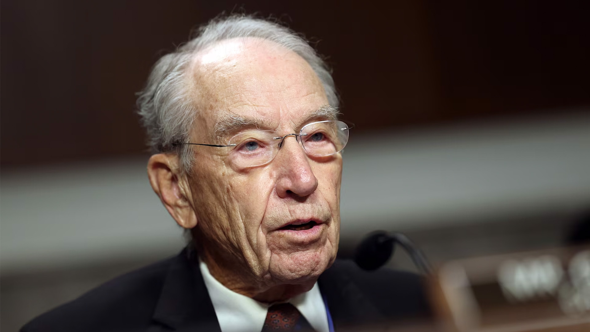 Chairman of the Senate Judiciary Committee Sen. Chuck Grassley presides over a hearing on men in women's sports in the Dirksen Senate Office Building, Sept. 23, 2026, in Washington, D.C.