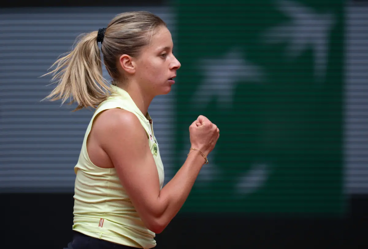 Maja Chwalinska at the 2026 French Open