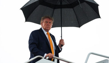 U.S. President Trump travels to New Jersey