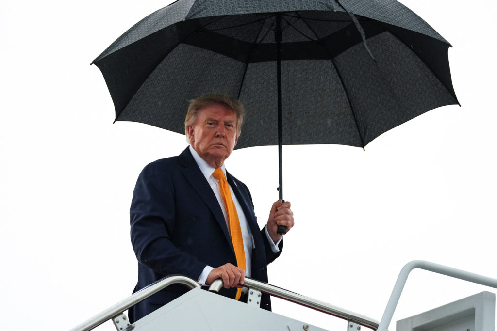 U.S. President Trump travels to New Jersey