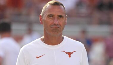 Steve Sarkisian abruptly ends Holly Rowe interview after comeback win, shouting ‘Texas fight!’