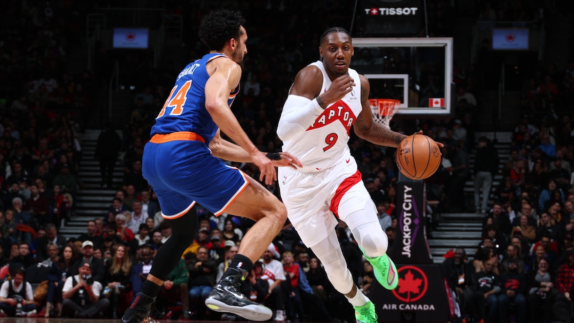 'Salty' RJ Barrett Reacts to Knicks Winning NBA Title After Trade to Raptors in OG Anunoby Deal