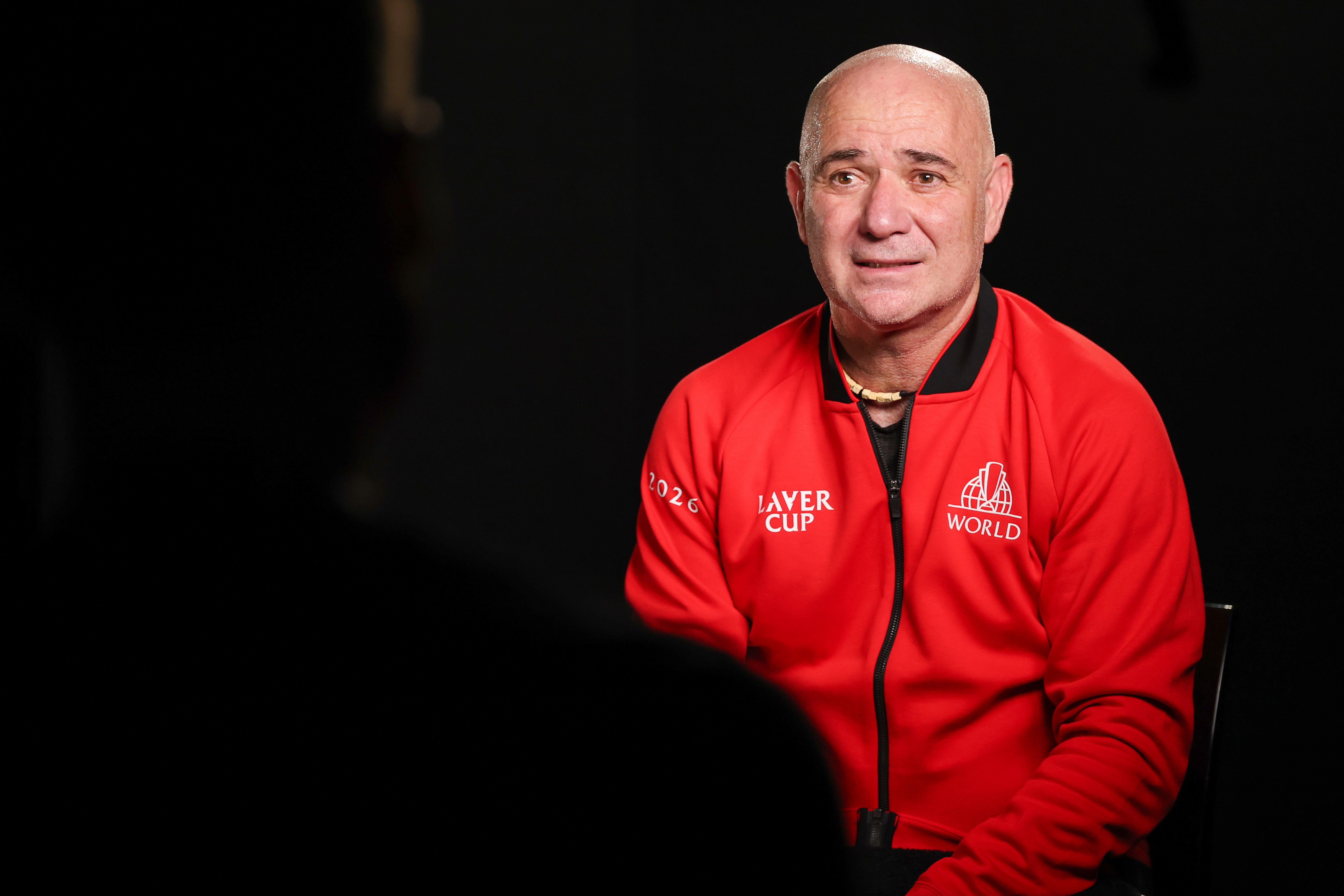 Andre Agassi captains Team World at the Laver Cup in London this weekend