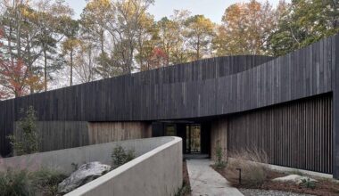 In Situ Studio Leans into Curving Plans and Ribbonlike Surfaces for the Design of an Abode in Raleigh